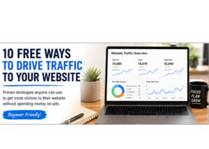 10 free ways to drive traffic to your website without paying for ads